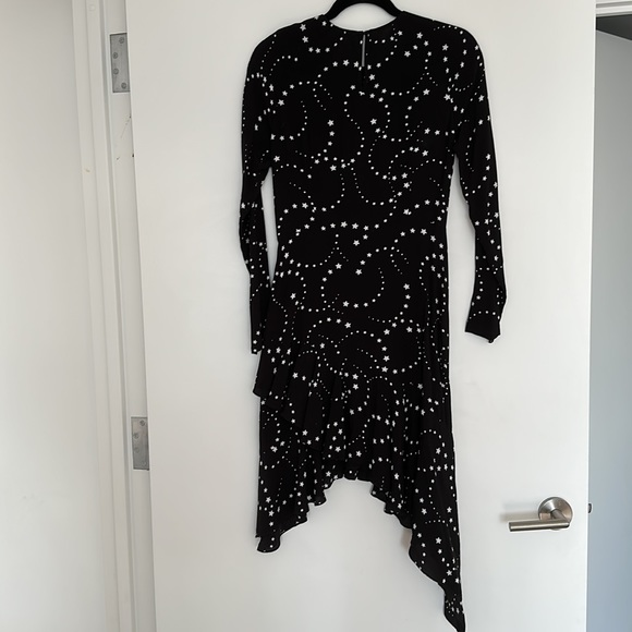 MAJE Ruffled Viscose Dress - Picture 5 of 6